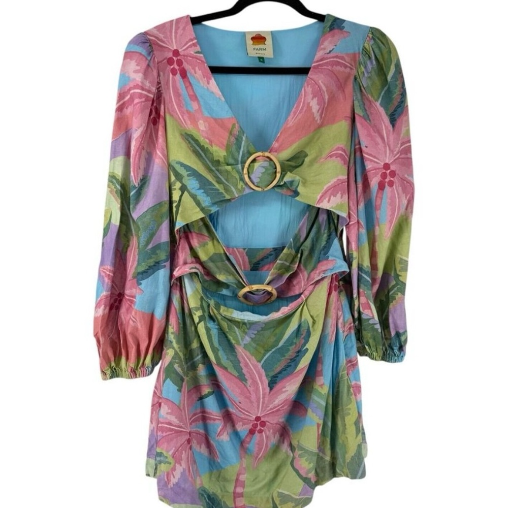 FARM Rio Beach Vibes mini dress - Picture 3 of 5